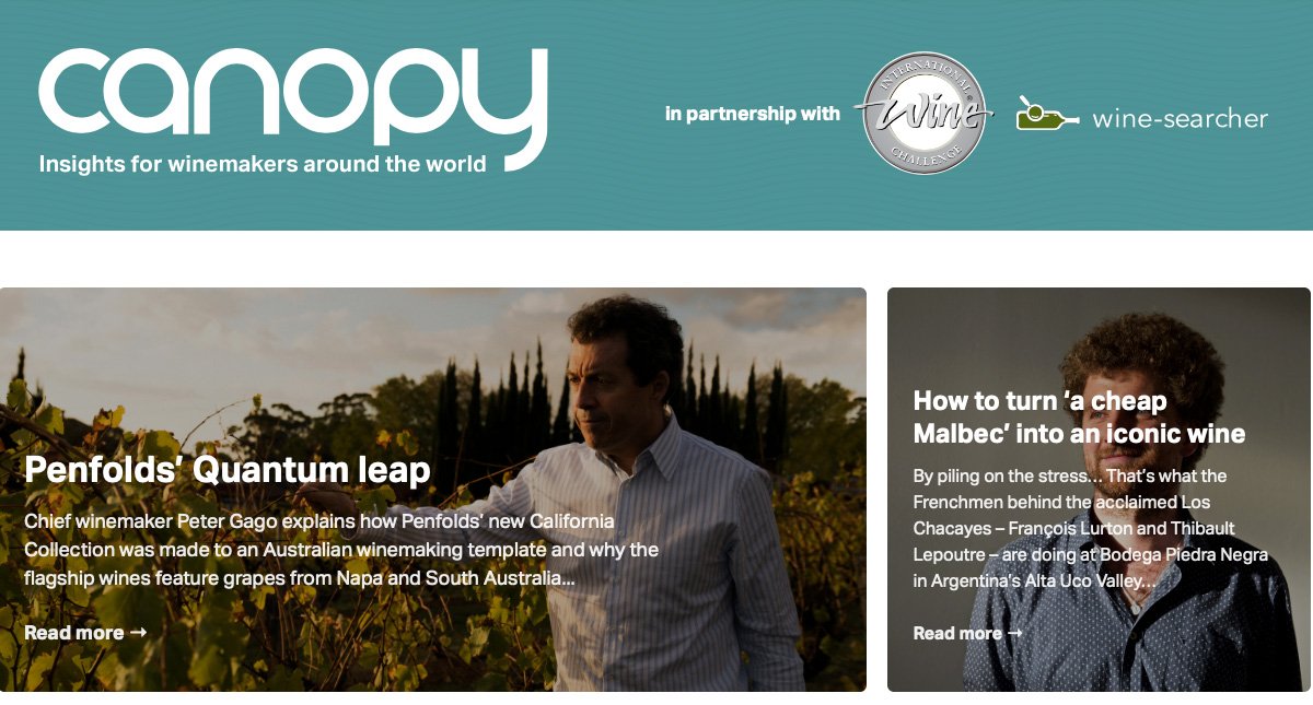 canopy wine magazine