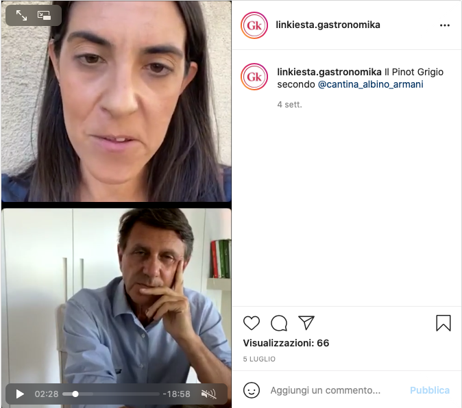 instagram linkiesta albino armani pinot grigio