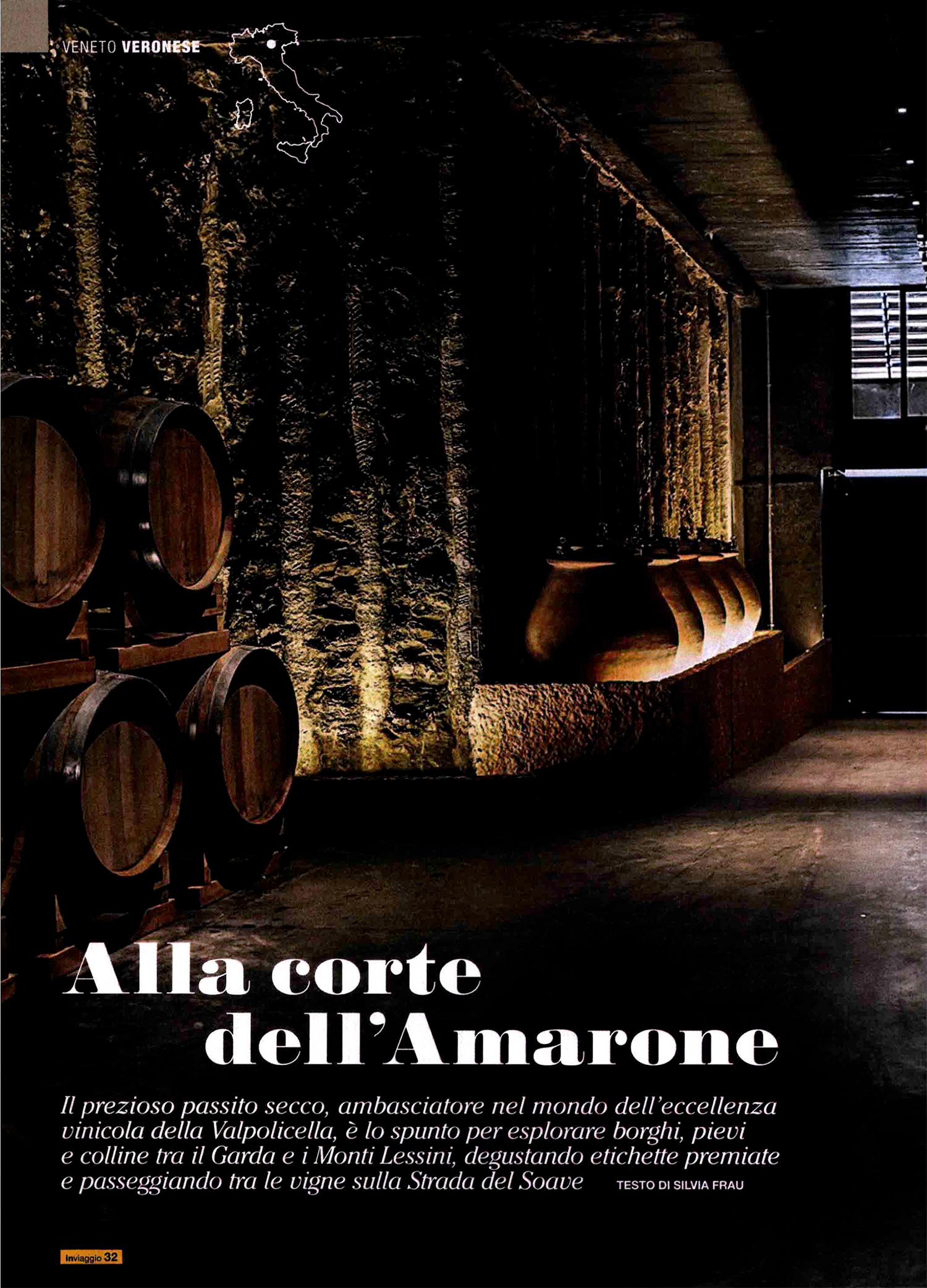 Alla corte dell'Amarone - In viaggio 10 2021 copertina