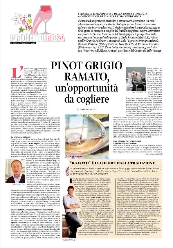 Pinot grigio ramato o rose - corriere vinicolo