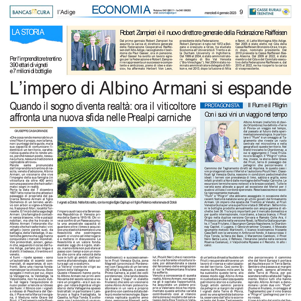 L'impero di Albino Armani Vini